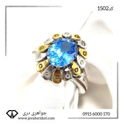انگشتر توپاز سوئیس کد1502